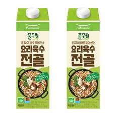 Pulmuone 圃美多 火鍋料理高湯, 1000ml, 2瓶