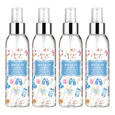 부케가르니 프래그런스드 헤어 앤 바디미스트 베이비파우더, 145ml, 4개
