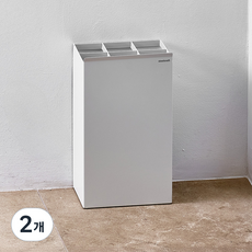 스틸크래프트 스텐드형 우산꽂이 6구, 화이트, 2개