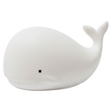 Kinyo 多彩俏皮鯨魚氣氛燈 LED-6539, 白色
