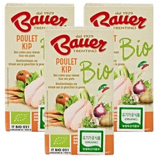바우어 치킨 스톡큐브 60g, 3개