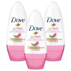 Dove 多芬 石榴和檸檬馬鞭草香滾珠體香膏, 40ml, 3個