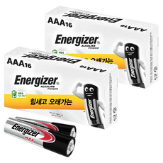 Energizer 勁量 Alkaline AAA電池, 18入, 2個