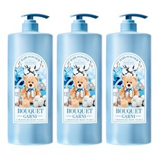 BOUQUET GARNI 保濕沐浴乳 嬰兒爽身粉香, 1.5L, 3個