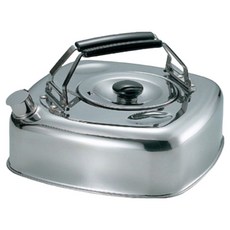 MT.CEDAR 杉山金屬 不鏽鋼方型茶壺 附濾網 2.8L, KS-2621, 1個