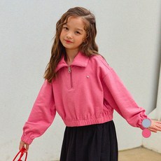 OWLEYBARN 女童閃亮日常短版大學T