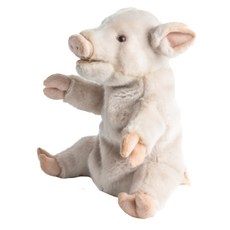 HANSA TOY 小豬手偶 絨毛填充玩具, 1個