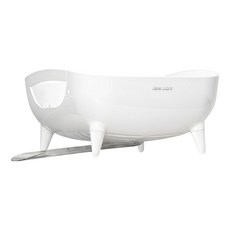 NIneware 餐具瀝水架, 1層, 白色, 1個