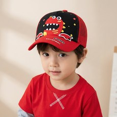 SOMNIUMBEBE Somnium Bebe 嬰幼兒 兒童 恐龍 網眼 夏季 棒球帽 3歲 7歲