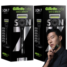 gillettelabs Son Heung-min刮鬍刀3.0版手柄+刮鬍刀片 7入組, 2組