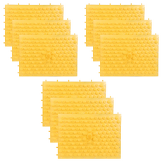 ETN DIY 指壓墊, 9片, 黃色