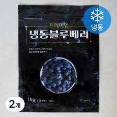 프리미엄 블루베리 (냉동), 2개, 1kg