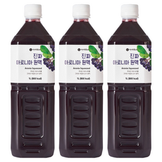 이제부터 진짜 아로니아 원액, 1L, 3개