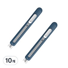 deLi 得力 圓形美工刀 EM520, 10個, 藍色(EM520_BL)