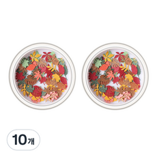 Market A 迷你花朵紙漿美甲貼飾 2入 TYPE03, 10個