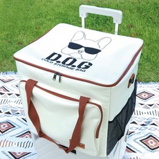 D.O.G 狗狗寵物保溫袋冰袋, 象牙, 60L