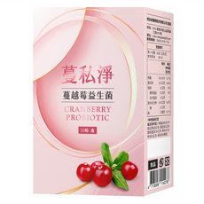 橙姑娘 蔓私淨 蔓越莓益生菌 30顆 私密保養 女性益生菌, 1盒