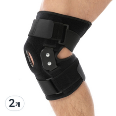 키밍 무릎보호패드 헬스 보호대, 블랙, 2개