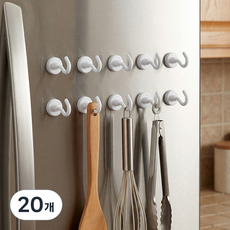마메 초강력 자석고리, 화이트, 20개
