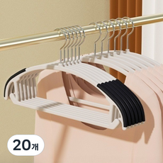 Frienze 旋轉式升級防滑衣架 42cm, 20個, 黑色