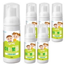 아이뽀들 핸드워시 애플향, 50ml, 6개