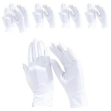 小麥購物 防曬手套 Y504 20g 6雙, 經典白