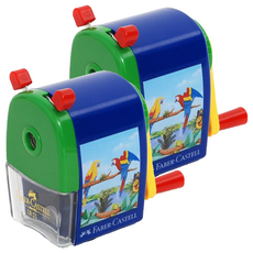 Faber Castell 手柄卷筆刀小號 8 毫米 1821, 隨機出貨, 2個