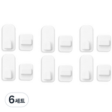 Haegang Corporation 黏貼式遙控器支架 2件組, 6套