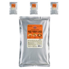 Chefone 辣味炒年糕粉, 1kg, 4個