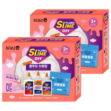 BOAZLin NEW Plumo 鬆軟棉花糖史萊姆套組, 混色, 2套