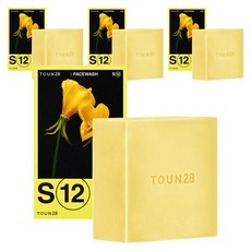 톤28 S12 달맞이꽃 오일 클렌징 비누, 85g, 4개