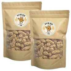 오꼬밀 기름없이 구운 건강간식 오트밀 강정, 140g, 2개