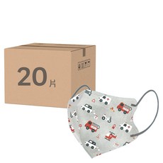 COMFIZ 康菲 小童3D醫療口罩 3~7歲, 我們的英雄, 20片, 1盒