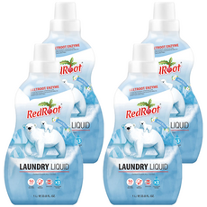 RedRoot 幼兒洗衣精麝香花香1L, 1L, 4個