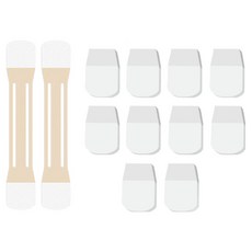 MPINI 舒適頸紋拉提貼片+護膚水 2入, 10入, 1個