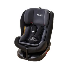 YODA 優的寶貝 ISOFIX 全階段360度汽車安全座椅, 最大傾斜141度 360度旋轉 4階段角度調整, 時尚黑, 45*47*60-80cm, 9.5kg, 1個