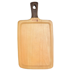 GOZENBO 御膳坊 胡桃木握把砧板, 雙色, 1個