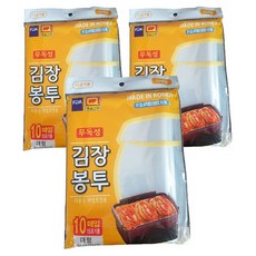 우진크린라이프 김장봉투 15포기용 대 65cm x 95 cm, 대형(약15포기), 10개입, 3개