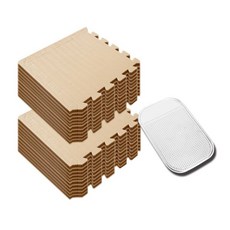 DING DONG PET 寵物防滑巧拼墊組, 米色, 20入