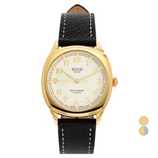 KUOE KYOTO 男士 Royal Smith Two 90-008 皮革錶帶手錶