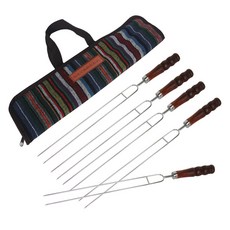 데이브렉 원목 바베큐꼬치 2열 5P세트, 상세정보참조, 1세트