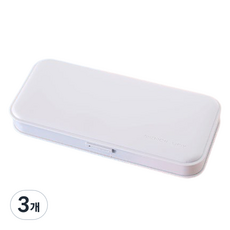 지아이니 감성 심플 연필 케이스, 그레이, 3개