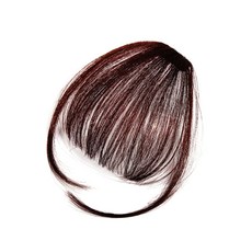 AdornShop 女款前劉海假髮片, 深棕色, 1個