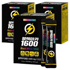 홀리데이즈 고함량 블랙마카1600, 99g, 3개