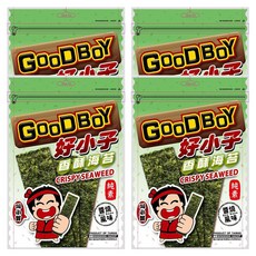 好小子 香酥海苔片 醬燒風味, 30g, 4包