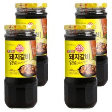 OTTOGI 不倒翁 韓式醬烤豬排醬, 480g, 4罐