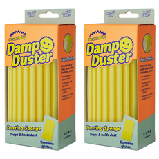 Scrubdaddy Damp Duster 黃色 本體, 2個
