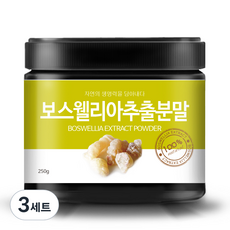 올바른습관 보스웰리아추출분말 250g + 계량스푼, 3세트