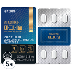 Dailycore 鎂能量錠 25.5g, 5個, 30顆