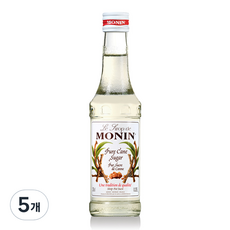 모닌 케인슈거 시럽, 250ml, 5개